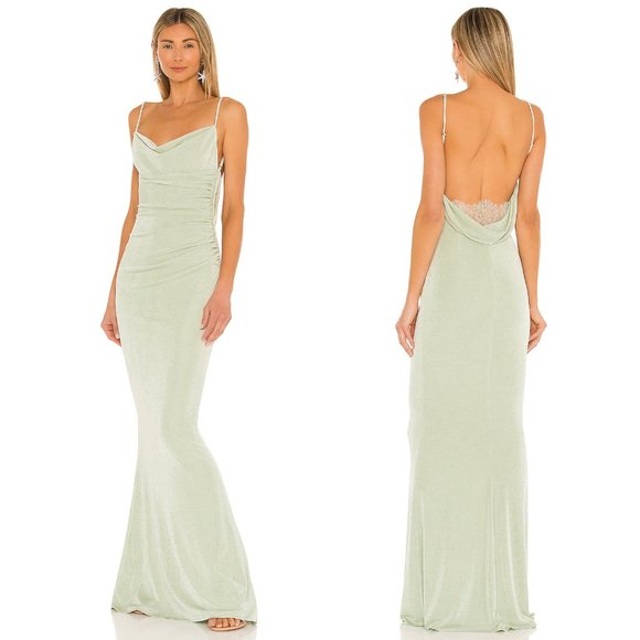 Katie May Dresses New Katie May Surreal Gown In Sage Light Green
